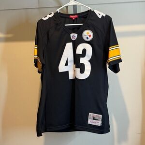 Reebok Black and Yellow Steelers Jersey